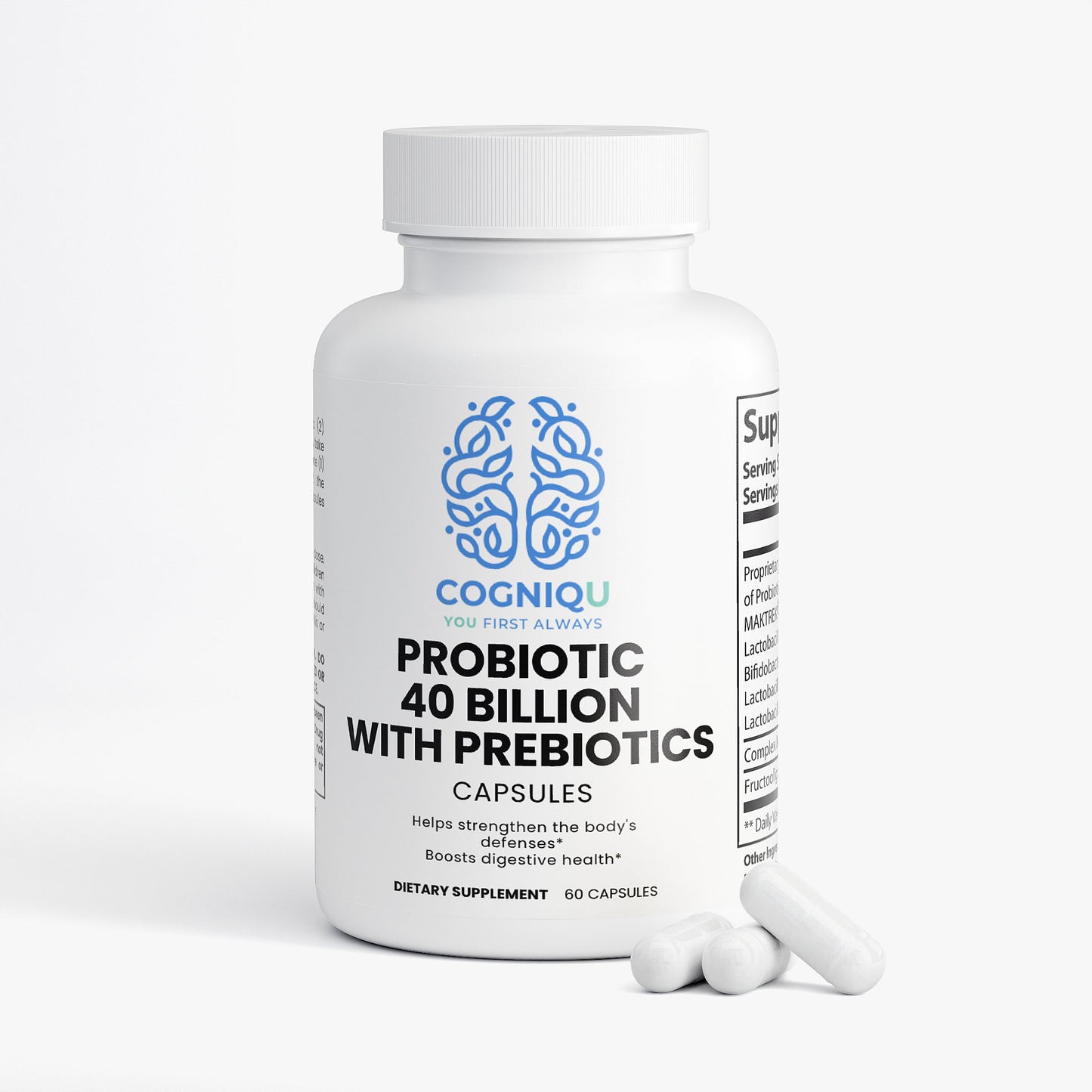 Probiotic 40 Billion with Prebiotics